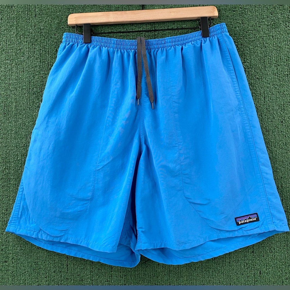 Patagonia Baggies Blue Lined Shorts Men’s Size Large